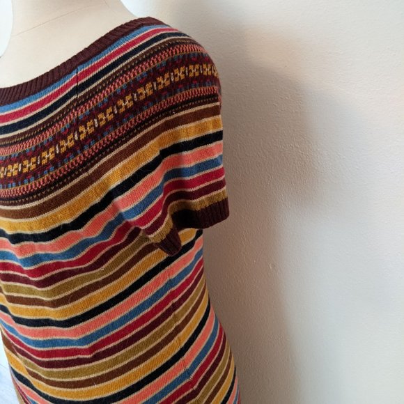 Fall! Short Sleeve Sweater Dress - Picture 3 of 7